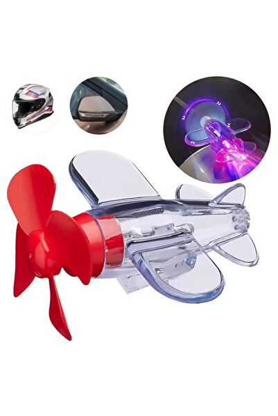 ne lazım bana 26786 Led Işıklı Motosiklet Süs Uçağı Pilsiz Çalışan Kırmızı-Ma...