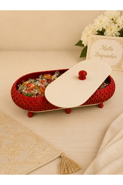 LAVİNİA DEKORATİF ÖRGÜ DESEN BAYRAM ŞEKERLİĞİ