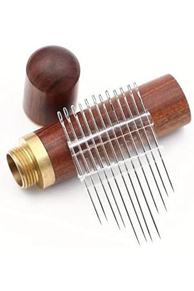 Yıldızan 30-Piece Sewing Needle Set with Wooden Box, Ideal for Sewing, Embroi...