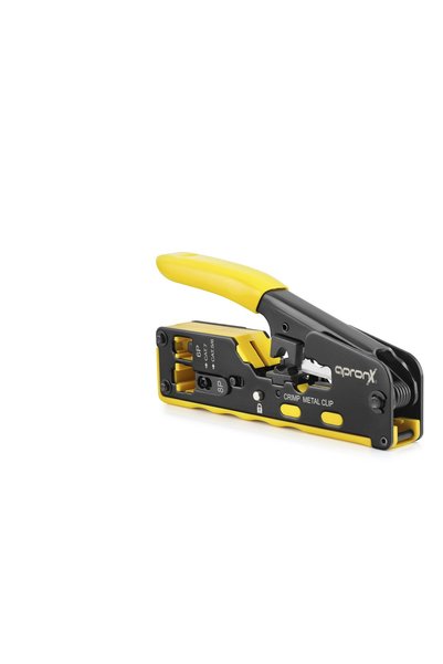Skygo Rj45 Sıkma Pensesi Seti Cat5 Cat6 Cat7 Sarı APXCR45