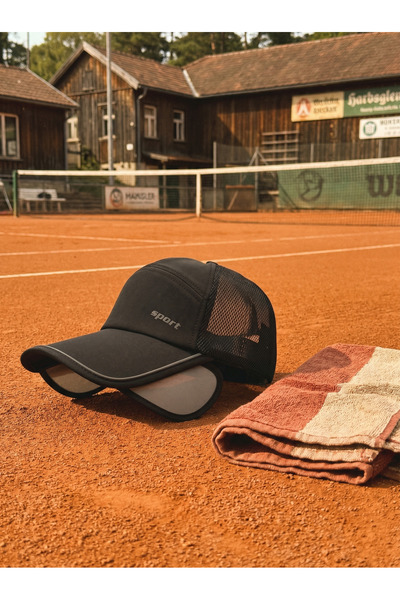 PIECE SIGNATURE Șapcă pentru alergare și tenis cu bandă reflectorizantă, prot...
