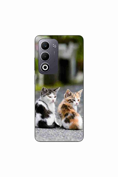 OEM Калъф, съвместим с Oppo A5, силиконов гел TPU, с шарка на котенца