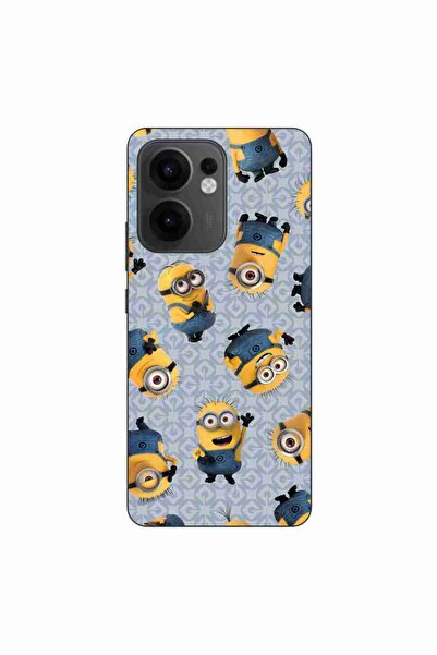 OEM Husa compatibila cu Oppo Reno13 F Silicon Gel Tpu Model Pattern Minioni