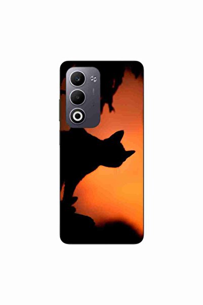 OEM Husa compatibila cu Oppo A5 Silicon Gel Tpu Model Halloween Pisica Neagra