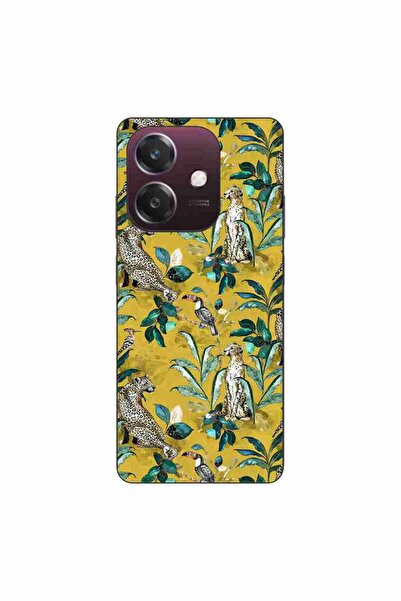 OEM Case compatible with Oppo A40 Silicone Gel Tpu Model Yellow Jungle Pattern