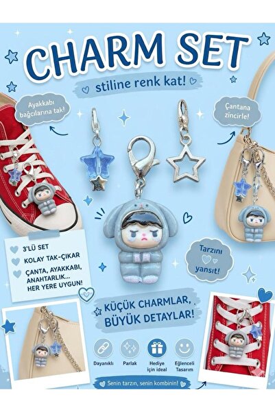KITT stores 3'lü set Şans Charm