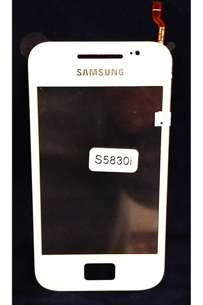 Samsung Galaxy Ace S5830i Uyumlu Dokunmatik Ön Cam Beyaz