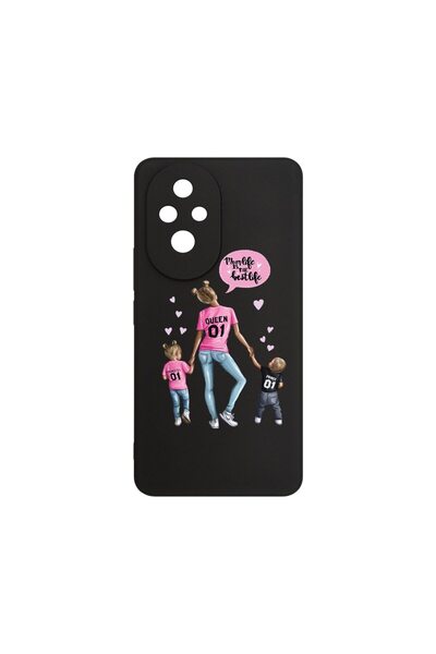 bestcase Husa pentru Honor 200 5G, BestCase¬Æ Slim SIlicon 0.8MM, Mom Life Bo...