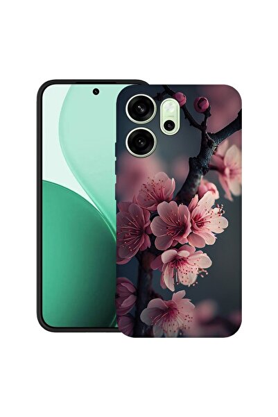 bestcase ¬Æ Husa TPU Ultra Slim Compatibil cu OPPO A5x, cu Design Cherry Blos...