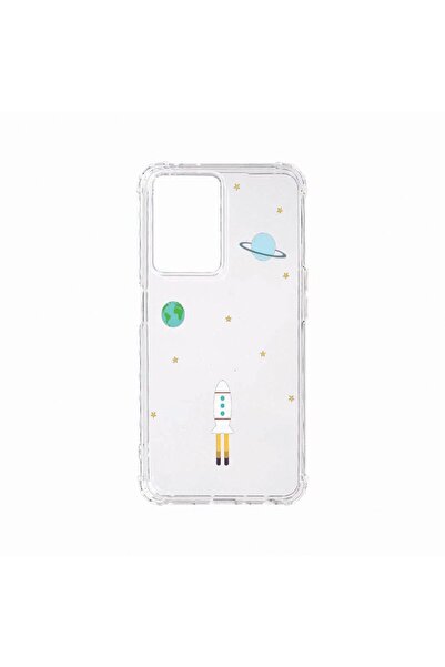 bestcase Αντικραδασμική Θήκη, Συμβατή με OPPO A77, Θέμα Σύμπαν, Διαστημόπλοιο...