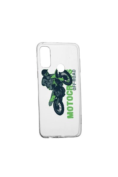 bestcase Husa Silicon Compatibila cu Motorola Moto E40, Motocross, rezistenta...