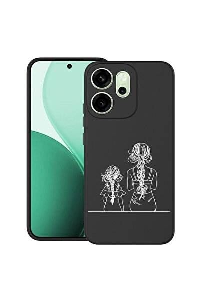 bestcase ¬Æ Husa TPU Ultra Slim Compatibil cu OPPO A5x, cu Design Mom And Dau...