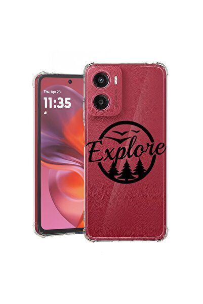 bestcase ¬Æ Husa compatibila Motorola Moto E15, Anti Shock 1.5MM, Lets get Ex...
