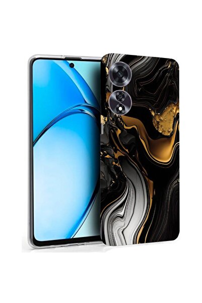 bestcase Husă pentru OPPO A60 4G, Silicon transparent 2MM, Culori lichide, An...