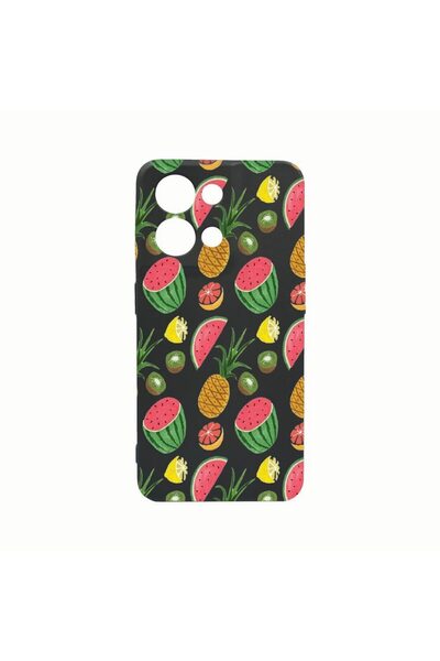 bestcase Husa Silicon, Compatibila Cu Oppo Reno8 Pro, Ananas, Rezistenta la u...