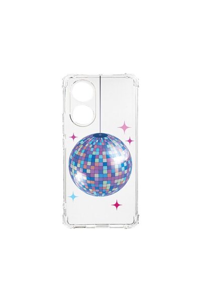 bestcase Противоударен калъф 1.5ММ, съвместим с OPPO A38 4G / A18 4G, Диско т...
