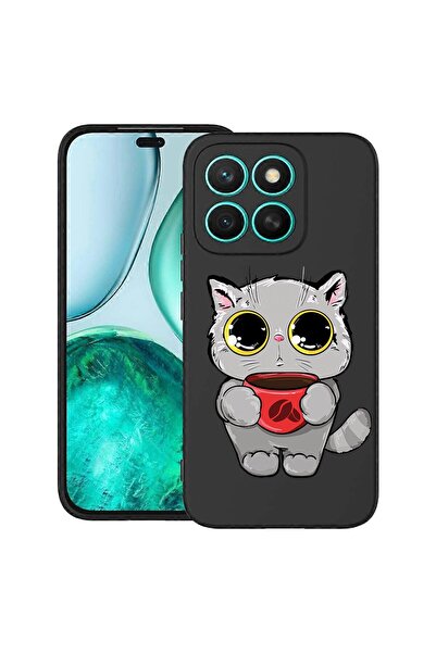 bestcase ¬Æ Husa pentru Honor X8C, Sweet Cat, Slim Silicon 0.8MM, Antisoc, Pr...