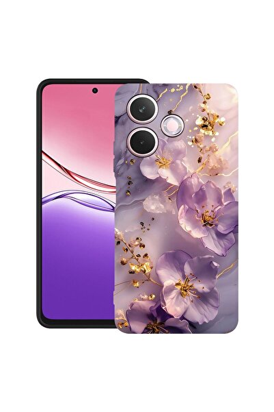 bestcase ¬Æ Husa TPU Ultra Slim Compatibila cu OPPO A5 Pro, Floral - Aestheti...