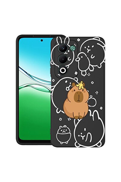 bestcase ¬Æ Husa TPU Ultra Slim Compatibila cu OPPO A5, Cartoon Kawaii Capyba...