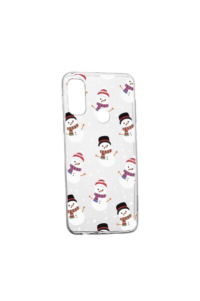 bestcase Husa Silicon Xmas, Compatibila Cu Motorola Moto E40, rezistenta la u...