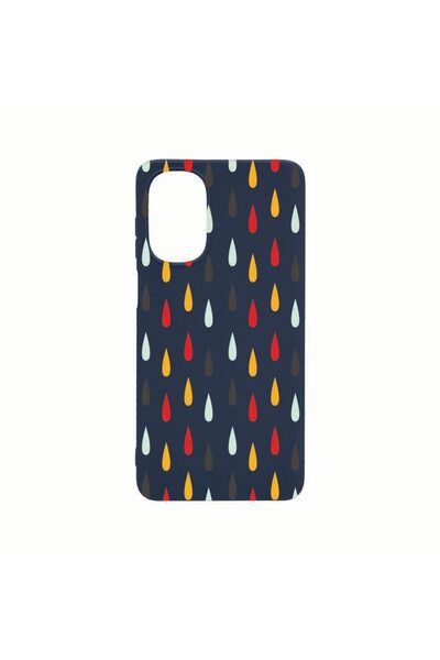 bestcase Силиконов калъф, съвместим с Motorola Moto G62 5G, Дъждовна капка, У...