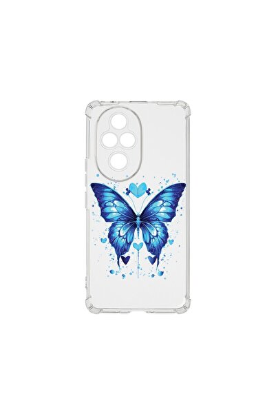 bestcase Husă pentru Honor 200 5G, BestCase® Anti-șoc 1.5MM, Fluture Albastru...