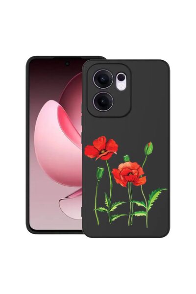 bestcase Husă pentru OPPO Reno13 F 5G, Silicon subțire premium de 1.2MM, Roșu...