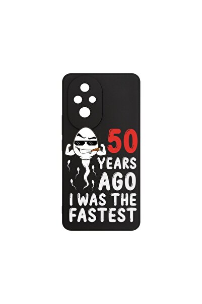 bestcase ¬Æ Husa Slim Silicon pentru Honor 200, 50 Years ago I Was the fastes...