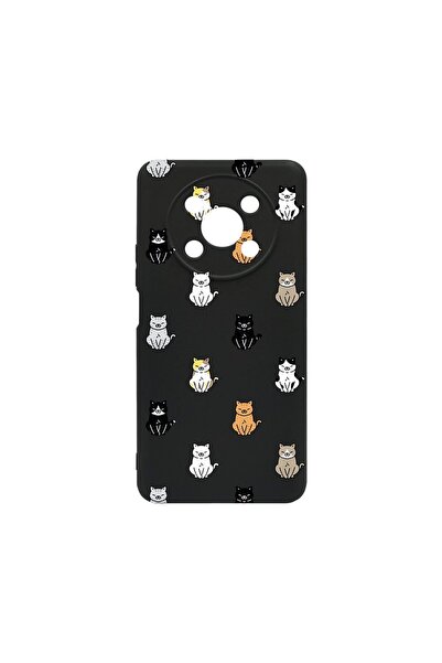 bestcase Λεπτή Θήκη Σιλικόνης 0.8MM, Συμβατή με Honor Magic4 Lite, Σχέδιο Γάτ...