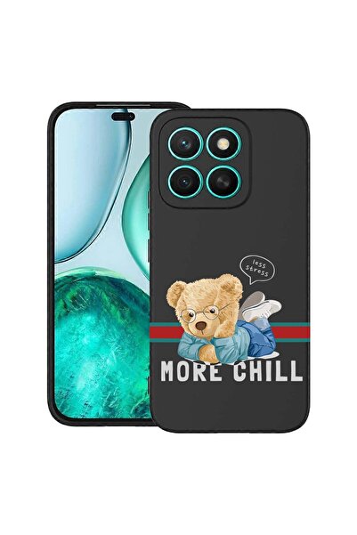 bestcase Husă pentru Honor X8C, Ursuleț de pluș More Chill, Silicon subțire d...