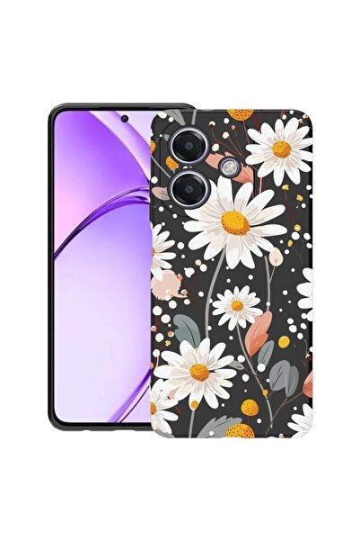 bestcase ¬Æ Husa TPU Ultra Slim Compatibila cu OPPO A40 / A40M / A60 5G, Flor...