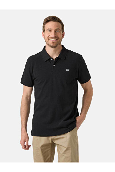 Helly Hansen Ανδρικό μπλουζάκι πόλο Hudson, μαύρο