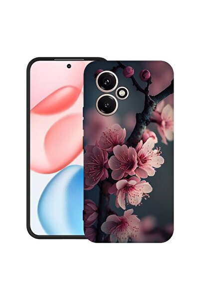 bestcase Θήκη για Honor 400 με σχέδιο άνθους κερασιάς, TPU Ματ Εξαιρετικά Λεπ...