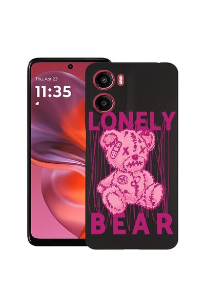 bestcase Калъф за Motorola Moto G05, Мече Теди Единично, Тънък силиконов 0.8М...