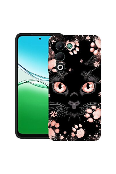 bestcase ¬Æ Husa TPU Ultra Slim Compatibila cu OPPO A5, Black Cat, 2052046 B ...