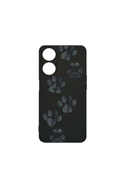 bestcase Λεπτή Θήκη Σιλικόνης 0.8MM, Συμβατή με OPPO A78 5G, Σχέδιο Πατούσας ...