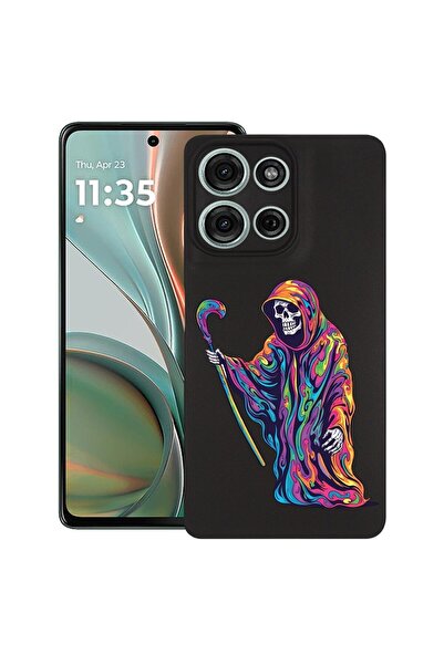 bestcase Калъф за Motorola Moto G15, Цветове на мечтите - Смърт, Тънък силико...