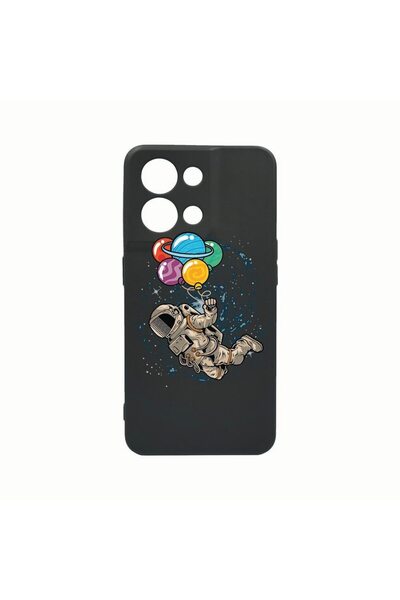 bestcase Θήκη Σιλικόνης, Συμβατή με Oppo Reno8 Pro, Χαρούμενος Αστροναύτης, Α...