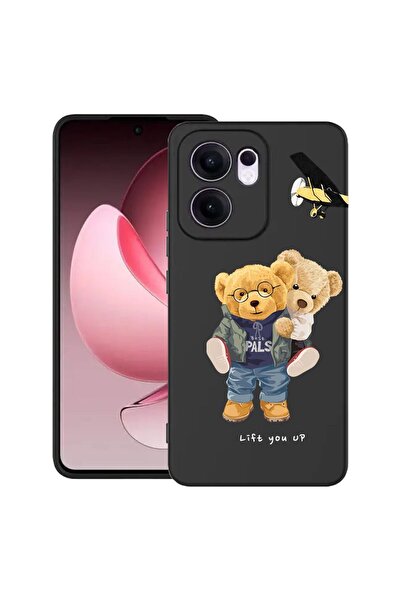 bestcase Husă pentru OPPO Reno13 F 5G, Silicon subțire premium de 1.2MM, Ursu...