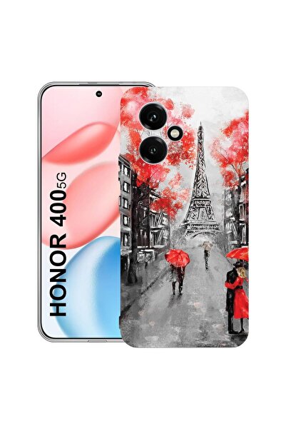 bestcase ¬Æ Husa Clear Silicon pentru Honor 400, Clear Silicon, Paris Eiffel ...