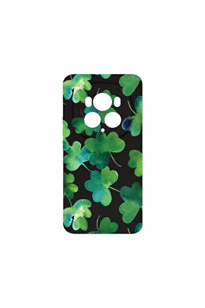 bestcase Θήκη Σιλικόνης Premium, Συμβατή με Honor Magic6 Pro, Πράσινο φύλλο, ...