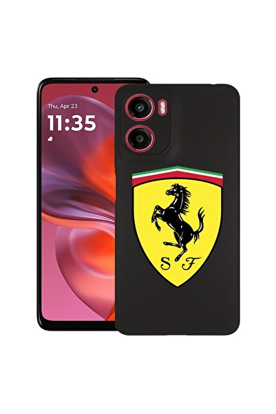 bestcase Θήκη για Motorola Moto G06 με σχέδιο Ferrari, TPU Ματ Εξαιρετικά Λεπ...