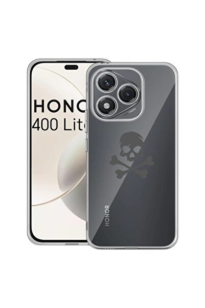 bestcase Husa pentru Honor 400 Lite 5G, BestCase¬Æ Clear Silicon 2MM, Skull, ...