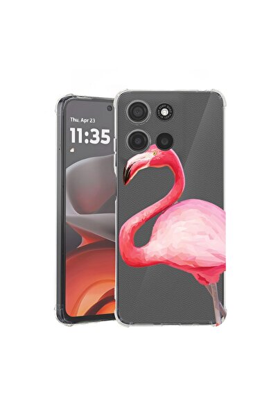 bestcase ¬Æ Husa Anti Shock Compatibila cu Motorola Edge 60 Neo, Pink Flaming...