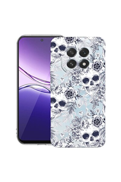 bestcase Husă pentru OPPO F29 Pro cu design Craniu Negru și Alb, Silicon Tran...
