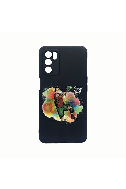 bestcase Husa Silicon, Compatibila cu Oppo A54s, Handball Player, Rezistenta ...