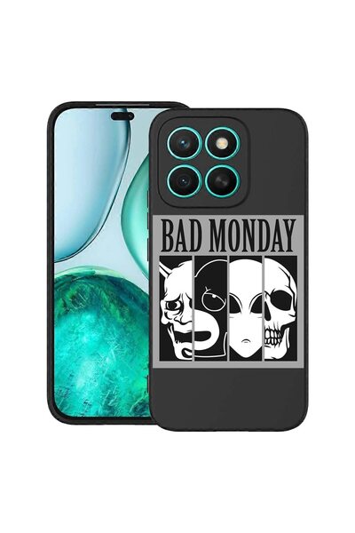 bestcase ¬Æ Husa pentru Honor X8C, Bad Monday, Slim Silicon 0.8MM, Antisoc, P...