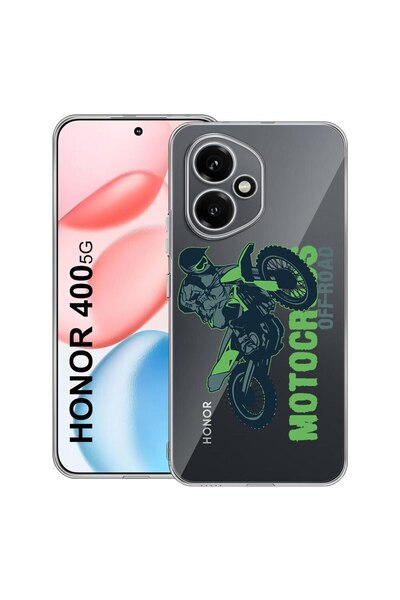 bestcase ¬Æ Husa Clear Silicon pentru Honor 400, Motocross, 2036423 T 819