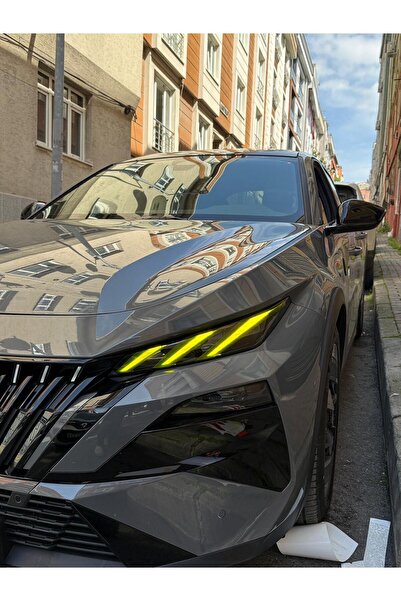 ARKT STİCKER Peugeot 408 2026 Gündüz Led Sticker Set Koyu Sarı