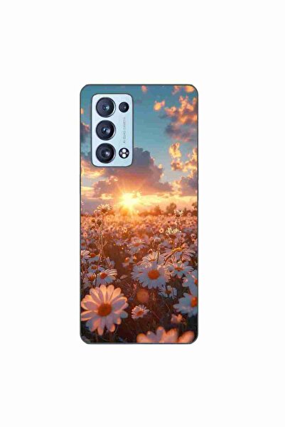 OEM Husa compatibila cu Oppo Reno6 Pro 5G Silicon Gel Tpu Model Rasarit cu Flori